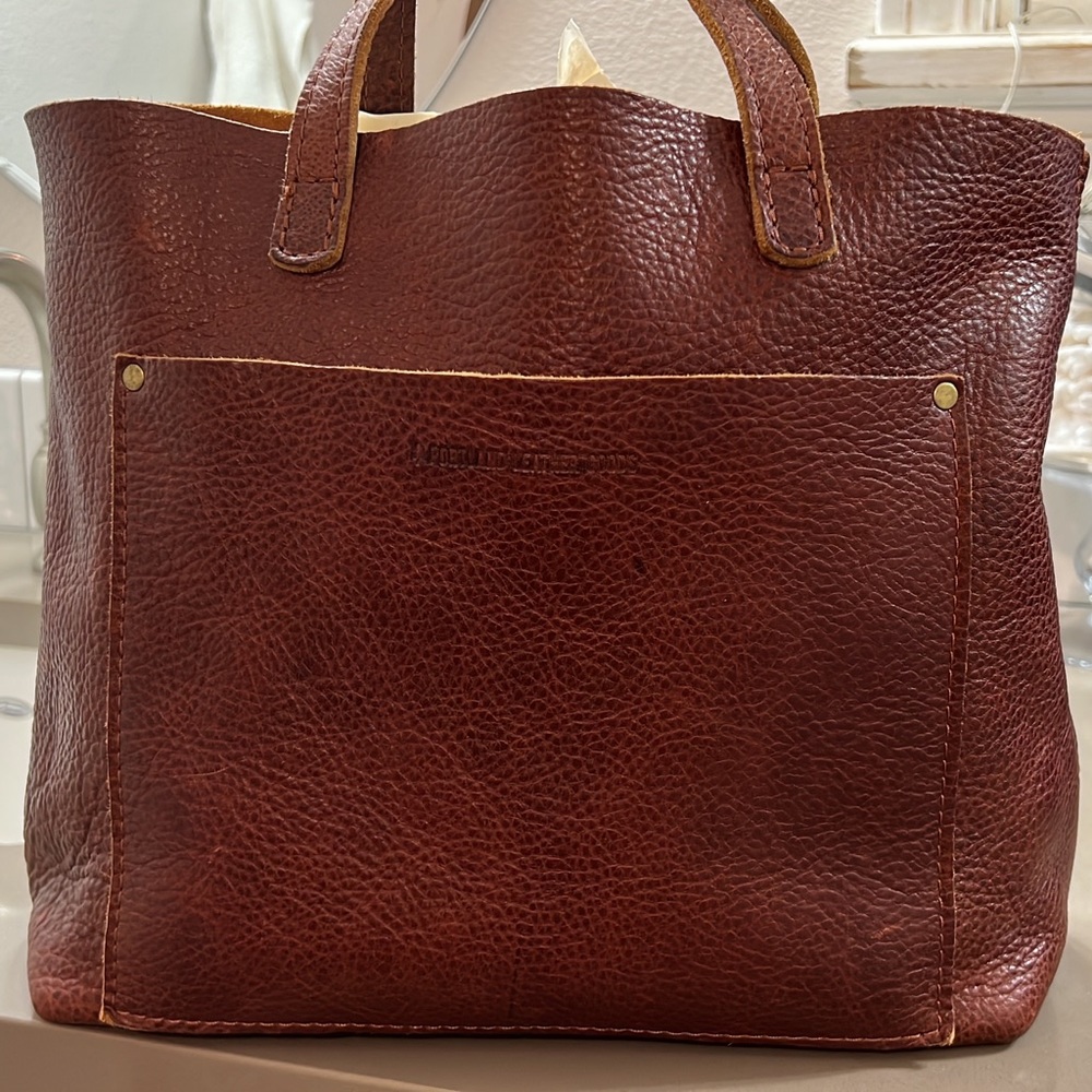 Portland Leather Goods Med Crossbody Tote